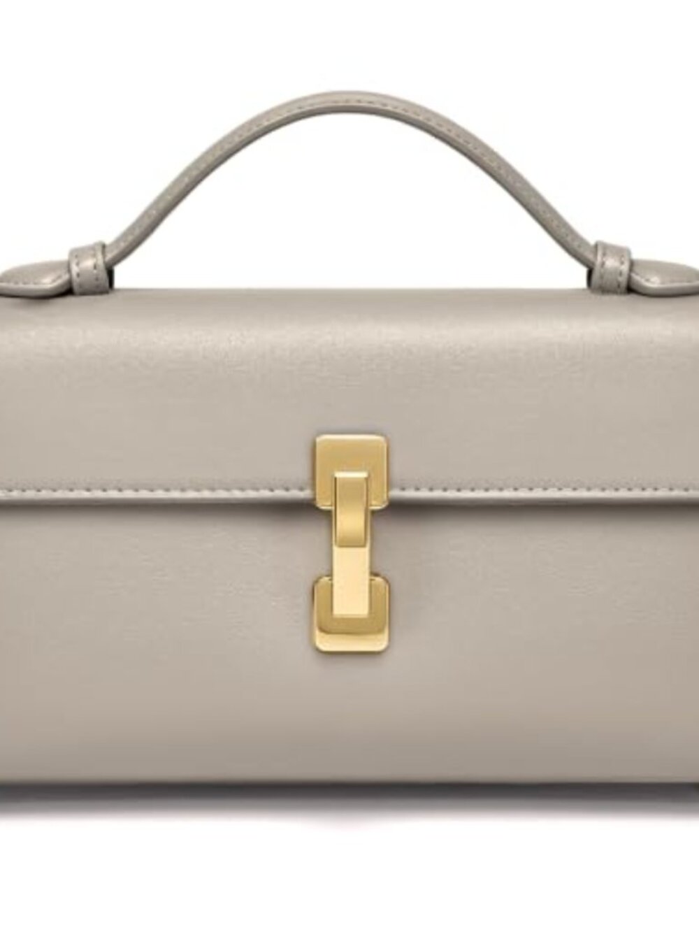 Small Top Handle Crossbody Bag Vegan Leather Clutch Purse